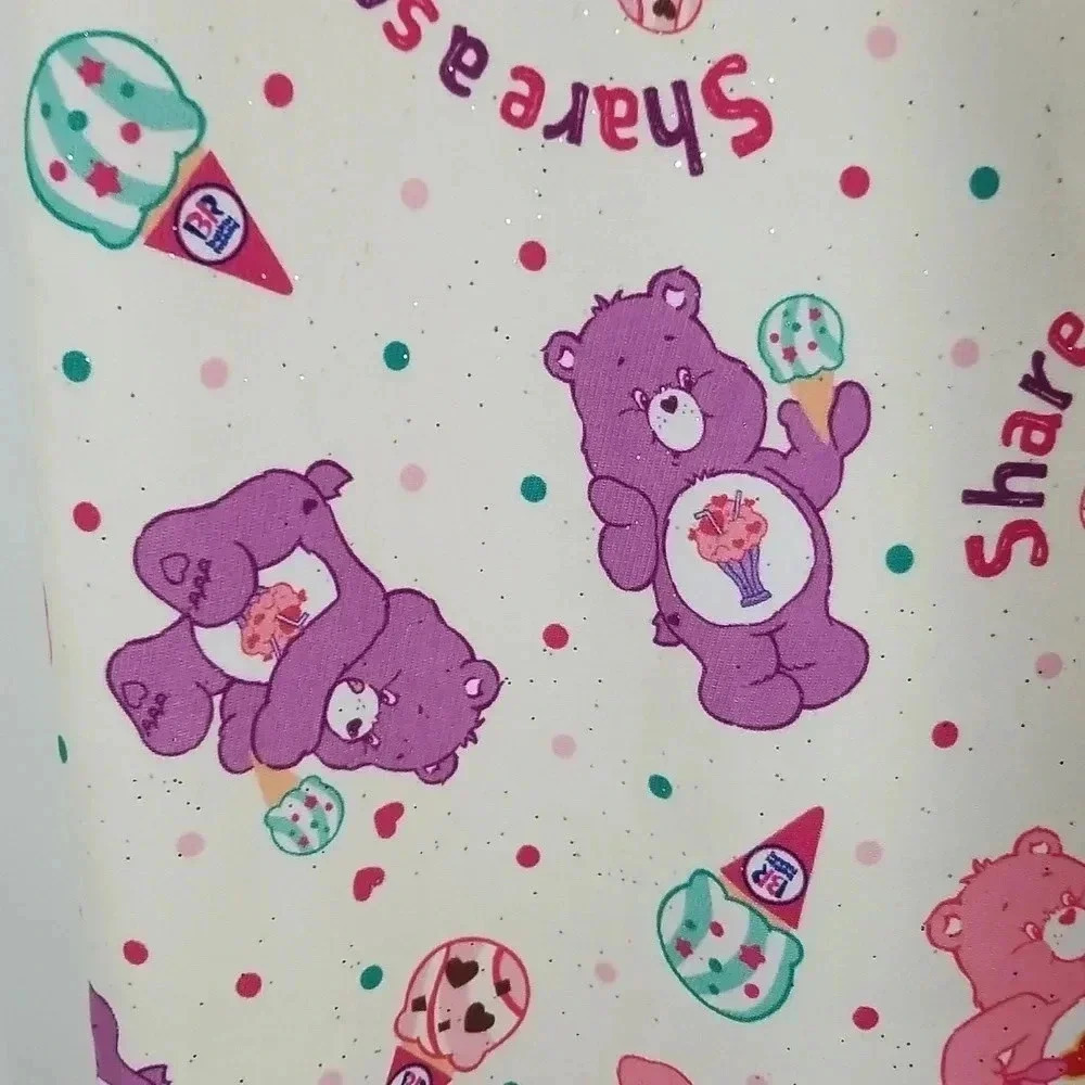 {Aviva} Korean Fashion Care Bears + Baskin-Robbins Ice Cream Printed Pan… - Picture 10 of 15